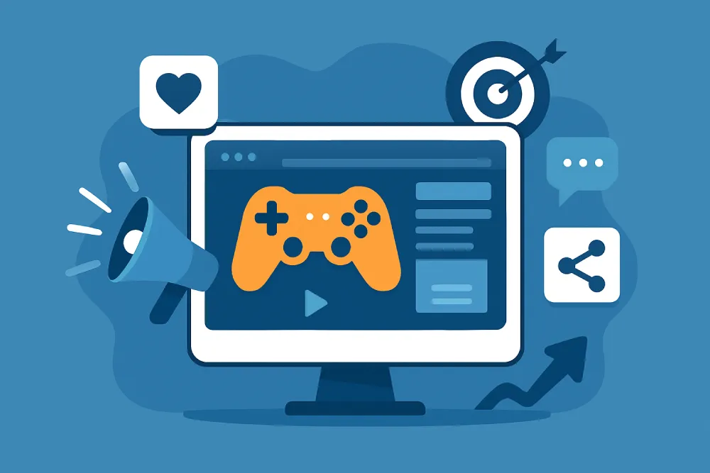 Esports gamer in neon-lit room symbolizing digital marketing and fan engagement strategies for competitive gaming teams.