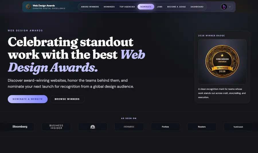 Web Design Awards — From Invisible to Industry-Leading Organic Growth